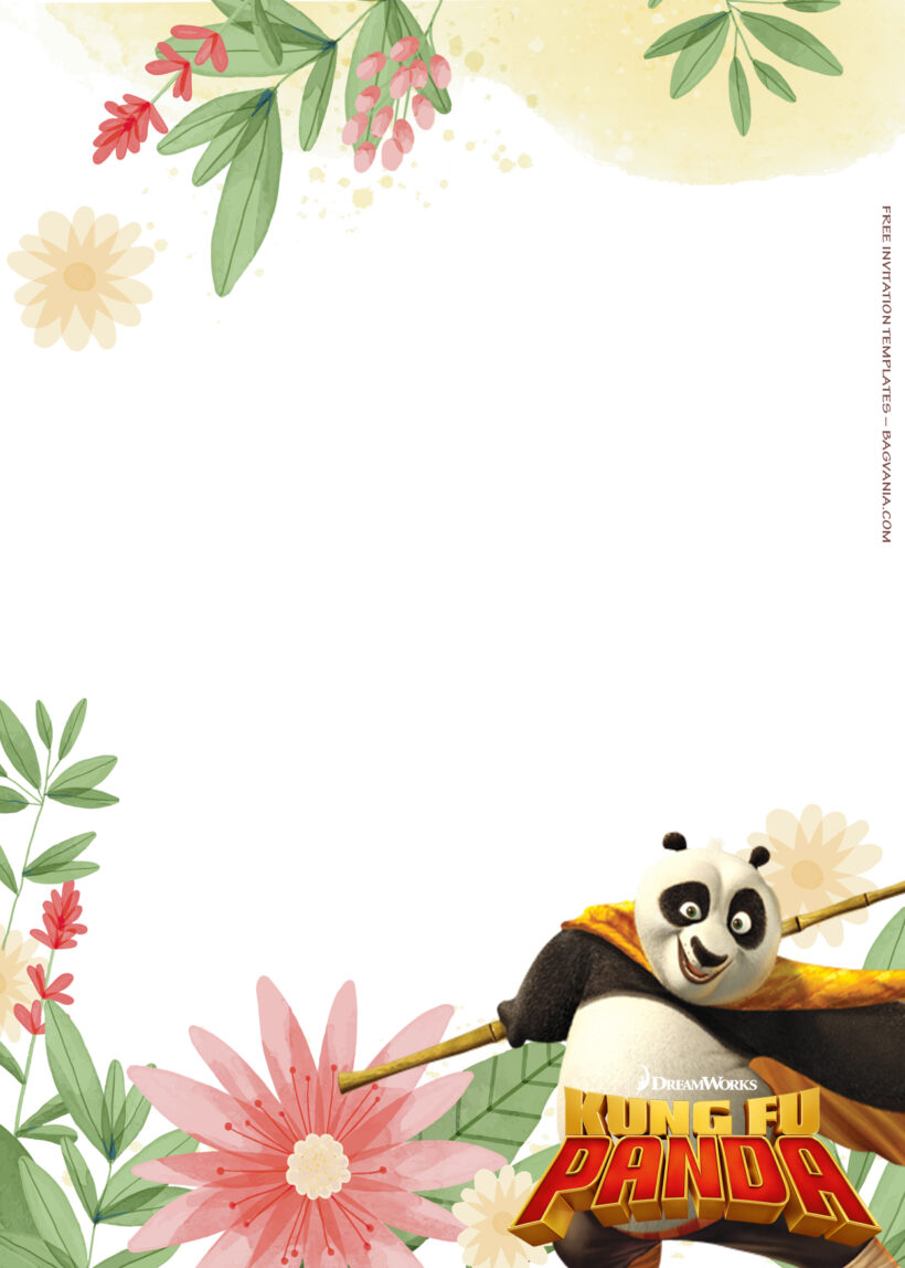 10+ Kungfu Panda Finding Friends And Family Birthday Invitation Templates Seven