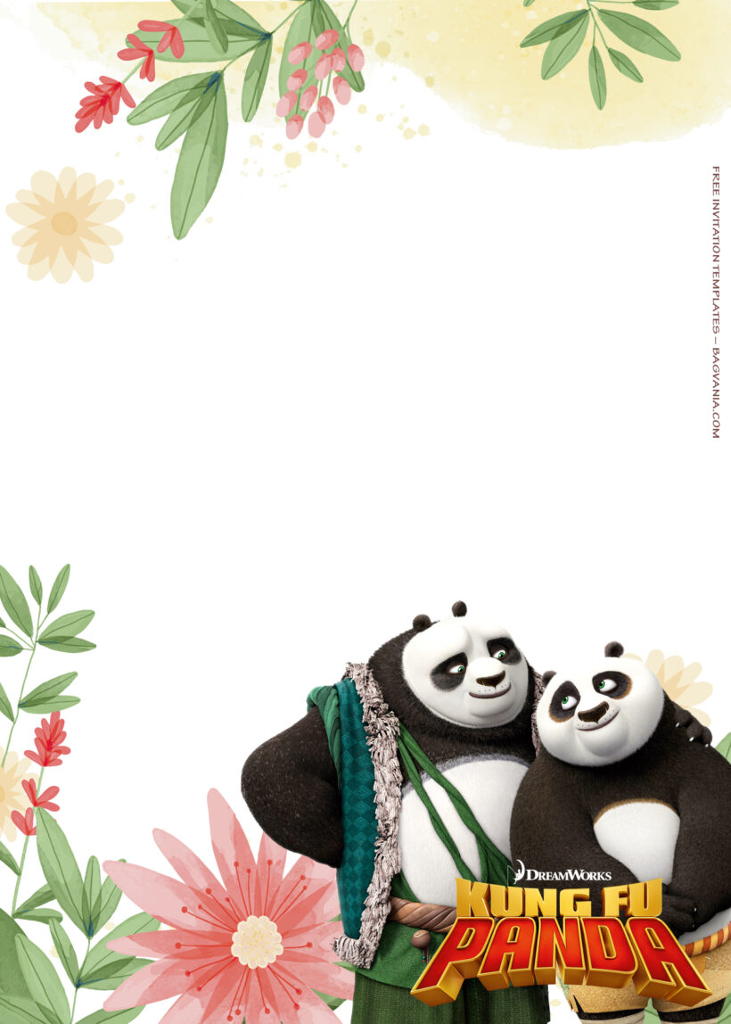 10+ Kungfu Panda Finding Friends And Family Birthday Invitation Templates Six