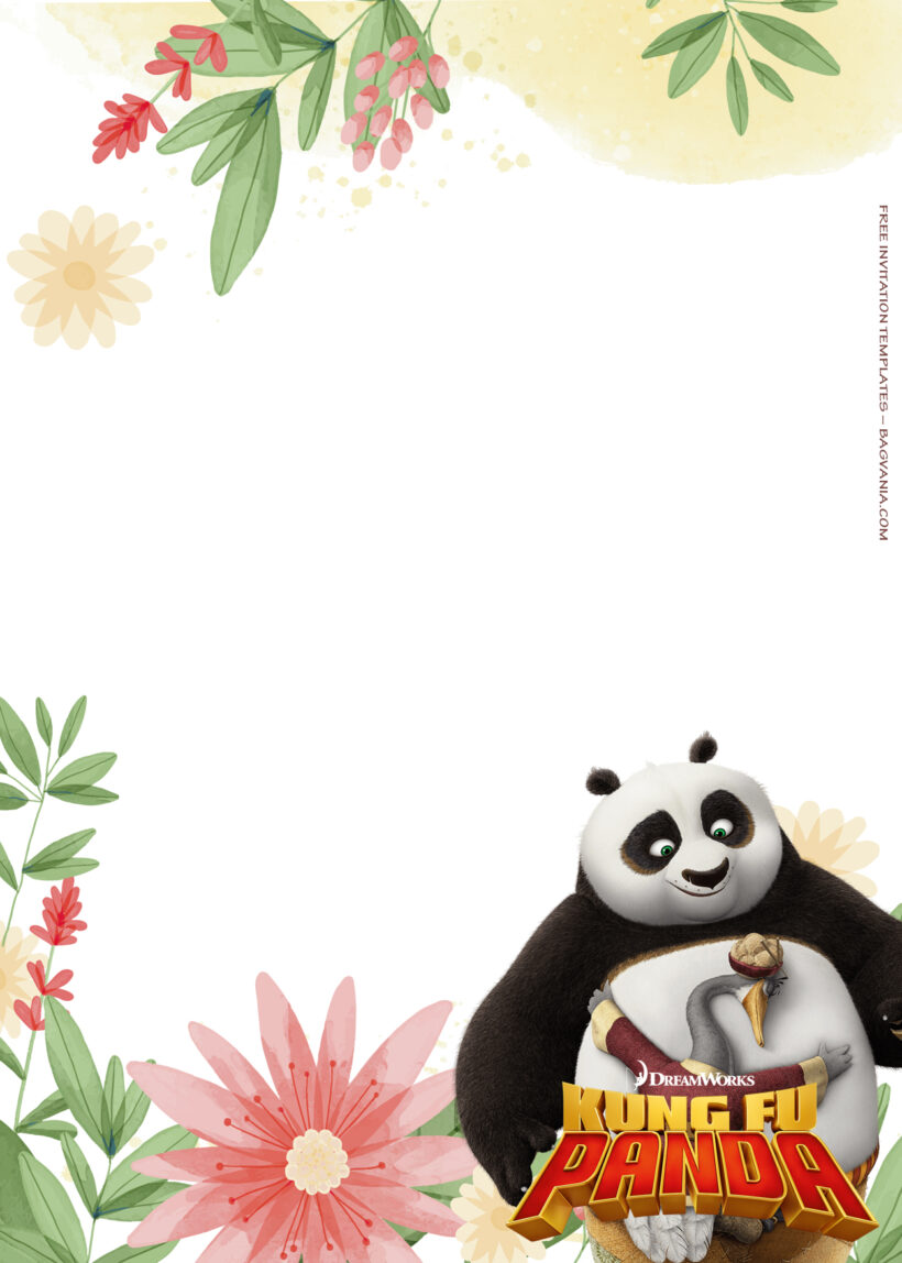 10+ Kungfu Panda Finding Friends And Family Birthday Invitation Templates Two