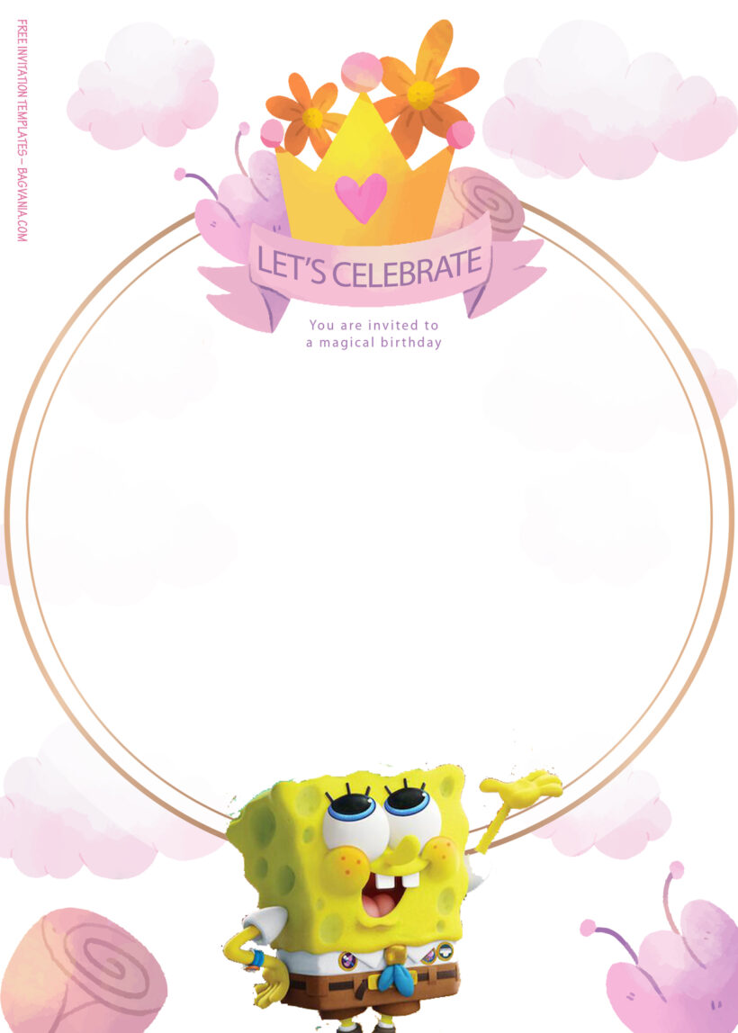 10+ Spongebob Squarepants On The Run Birthday Invitation Templates Four