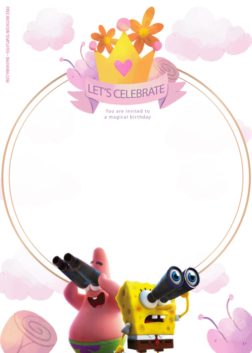10+ Spongebob Squarepants On The Run Birthday Invitation Templates One