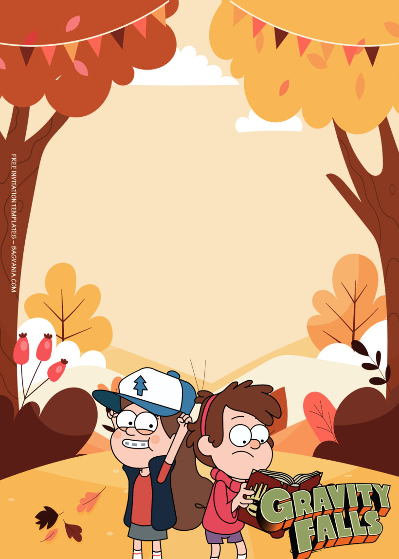 11+ Gravity Falls Mystery In The Town Birthday Invitation Templates Nine