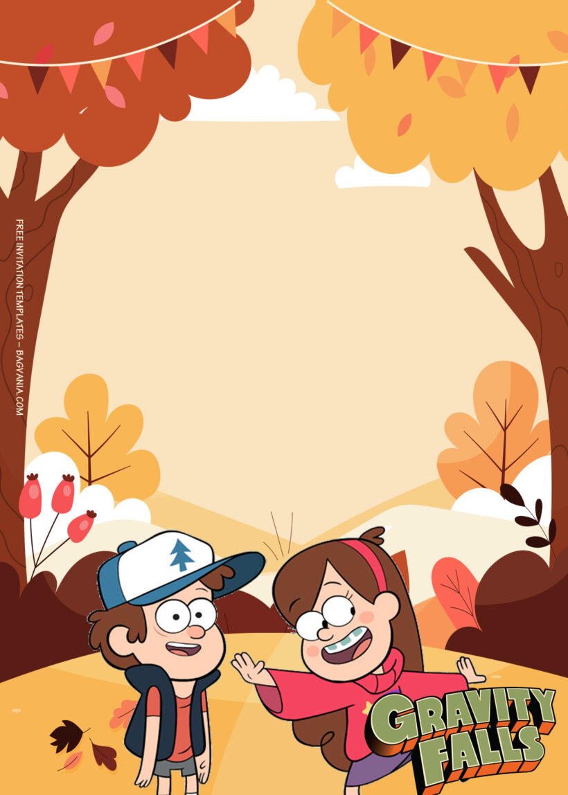 11+ Gravity Falls Mystery In The Town Birthday Invitation Templates Seven