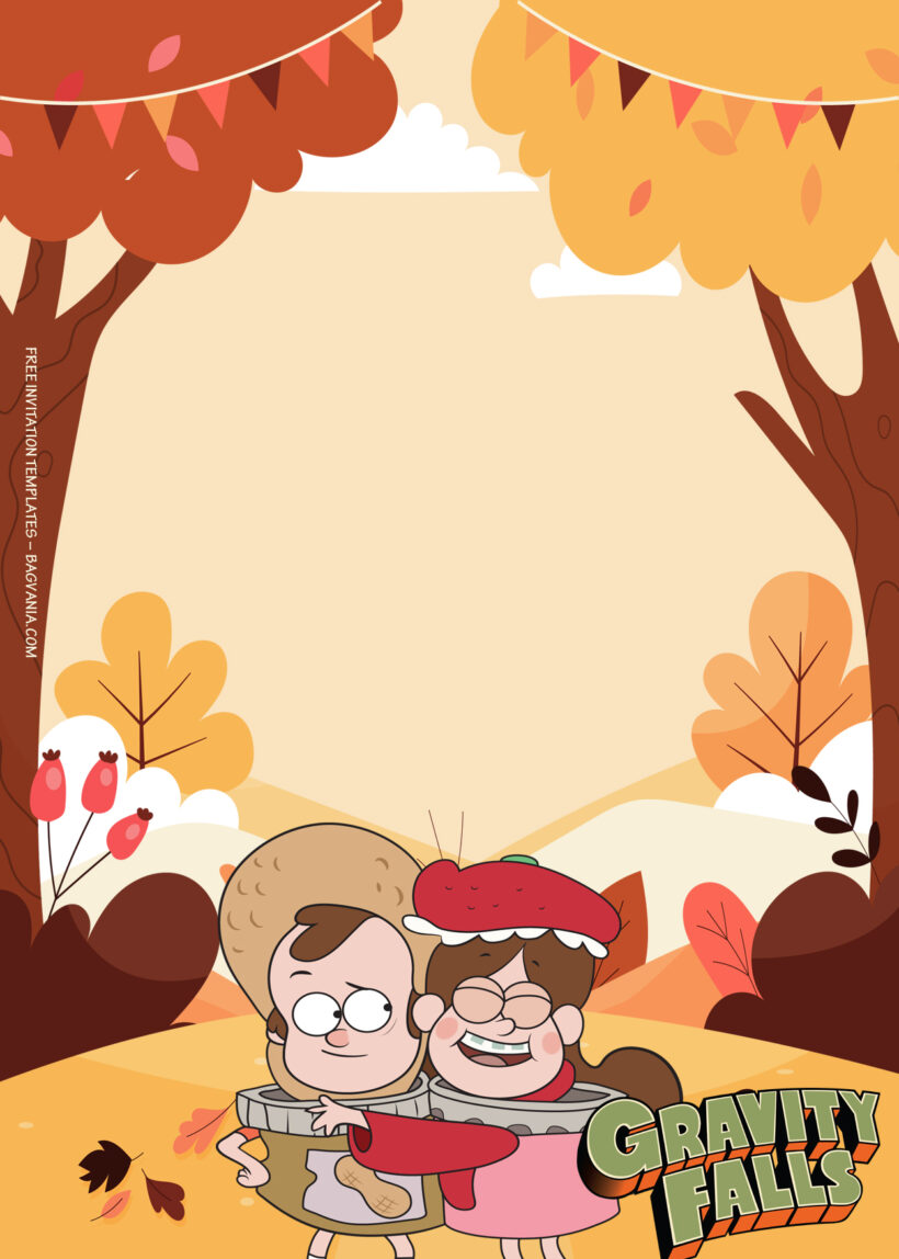 11+ Gravity Falls Mystery In The Town Birthday Invitation Templates Two