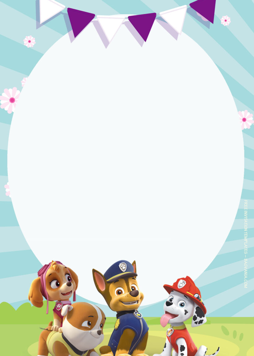 12+ Rescue The Folks With Paw Patrol Birthday Invitation Templates Eleven