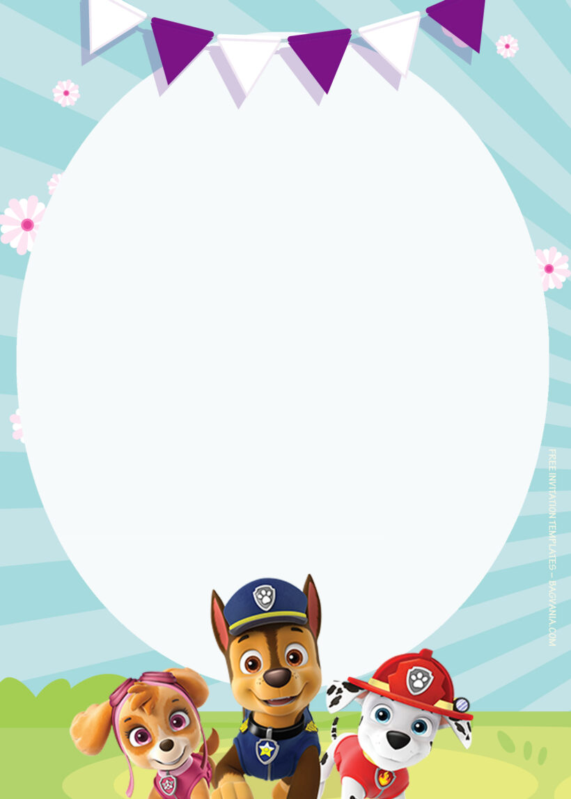 12+ Rescue The Folks With Paw Patrol Birthday Invitation Templates Four