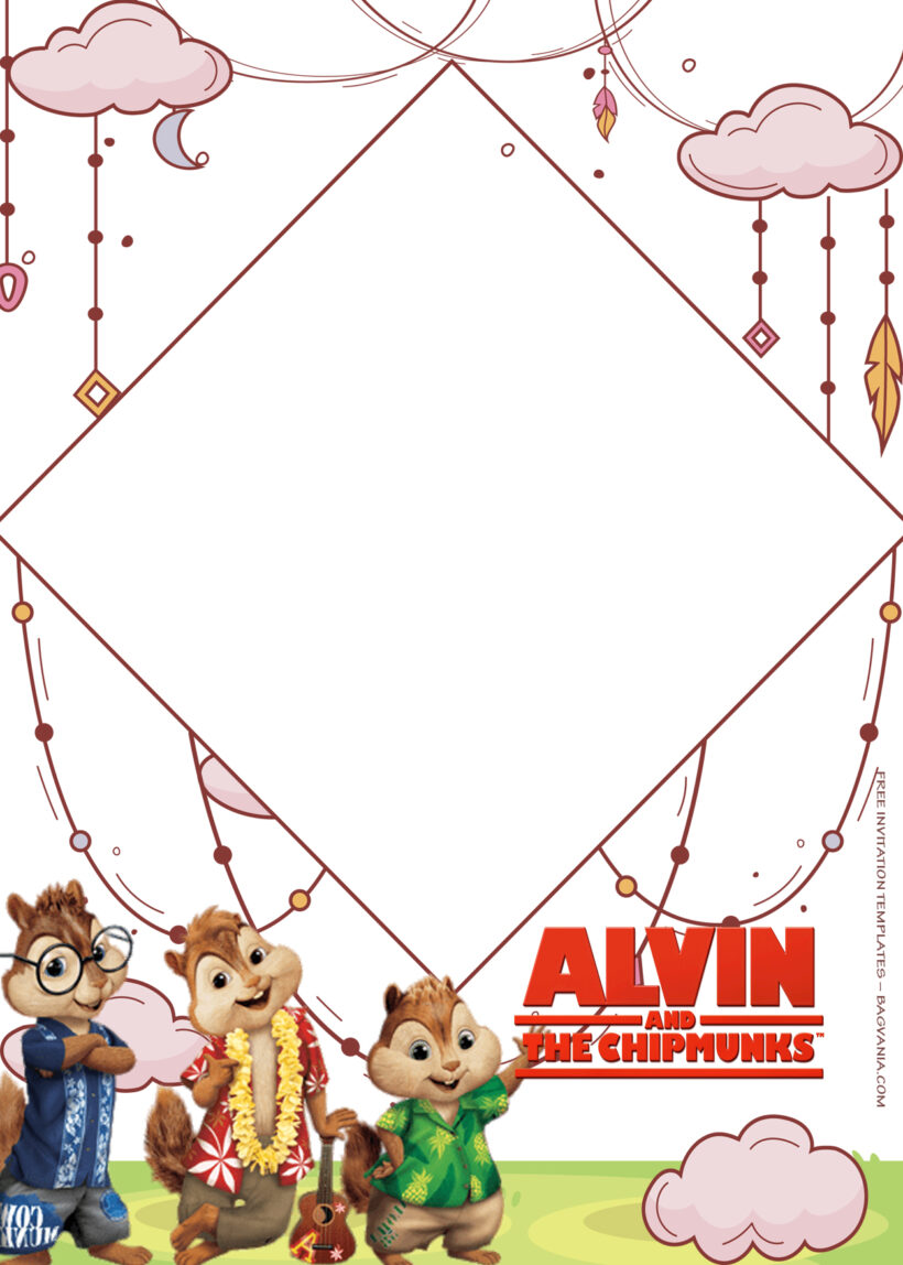 7+ Alvin And The Chipmunks Makes Music Birthday Invitation Templates Four