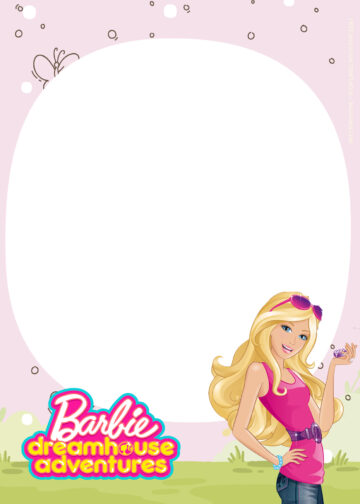 7+ Barbie Princess Adventure Pinkish Fiesta Birthday Invitation ...
