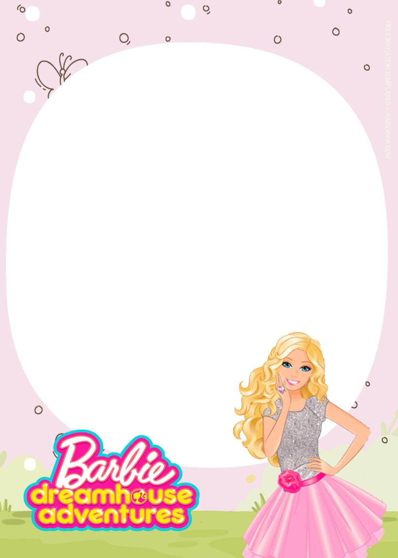7+ Barbie Princess Adventure Pinkish Fiesta Birthday Invitation Templates  THree