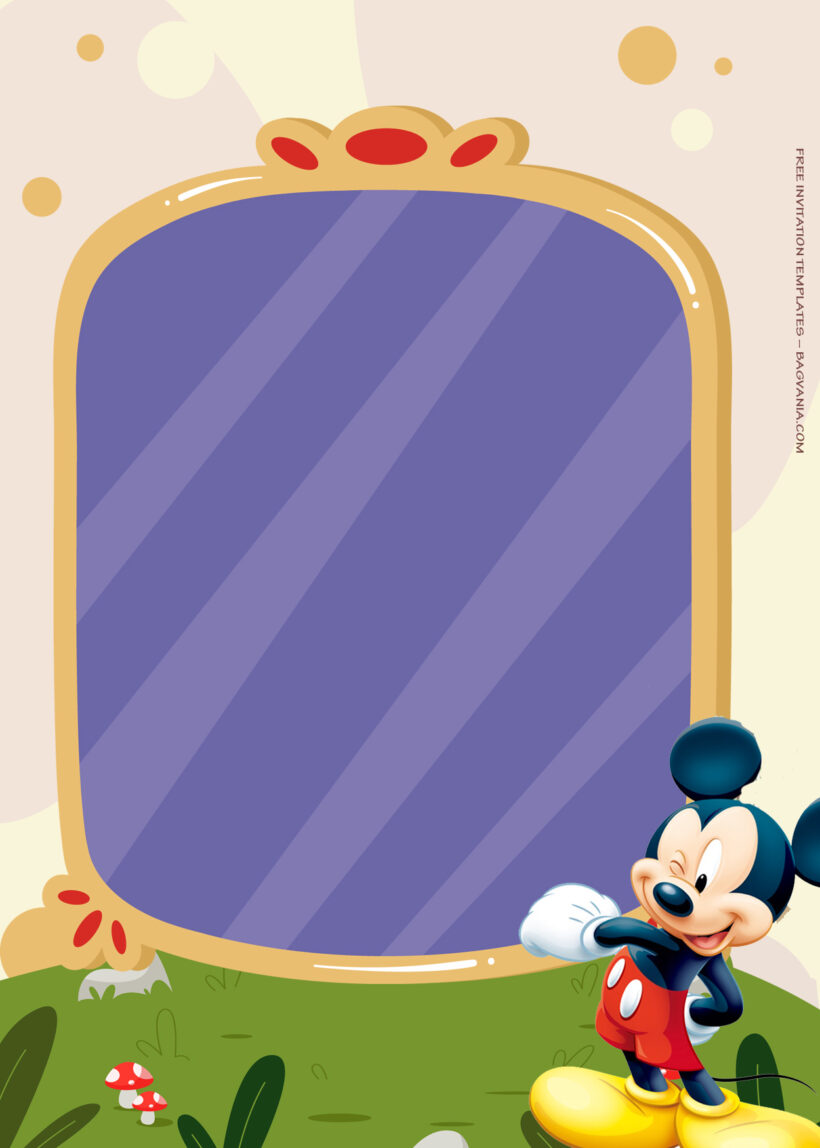 7+ Micky Mouse Fantasia Magical Day Birthday Invitation Templates Five