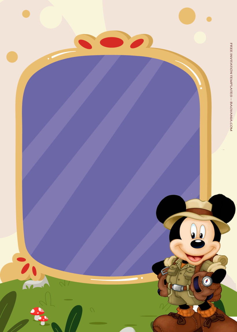 7+ Micky Mouse Fantasia Magical Day Birthday Invitation Templates Four