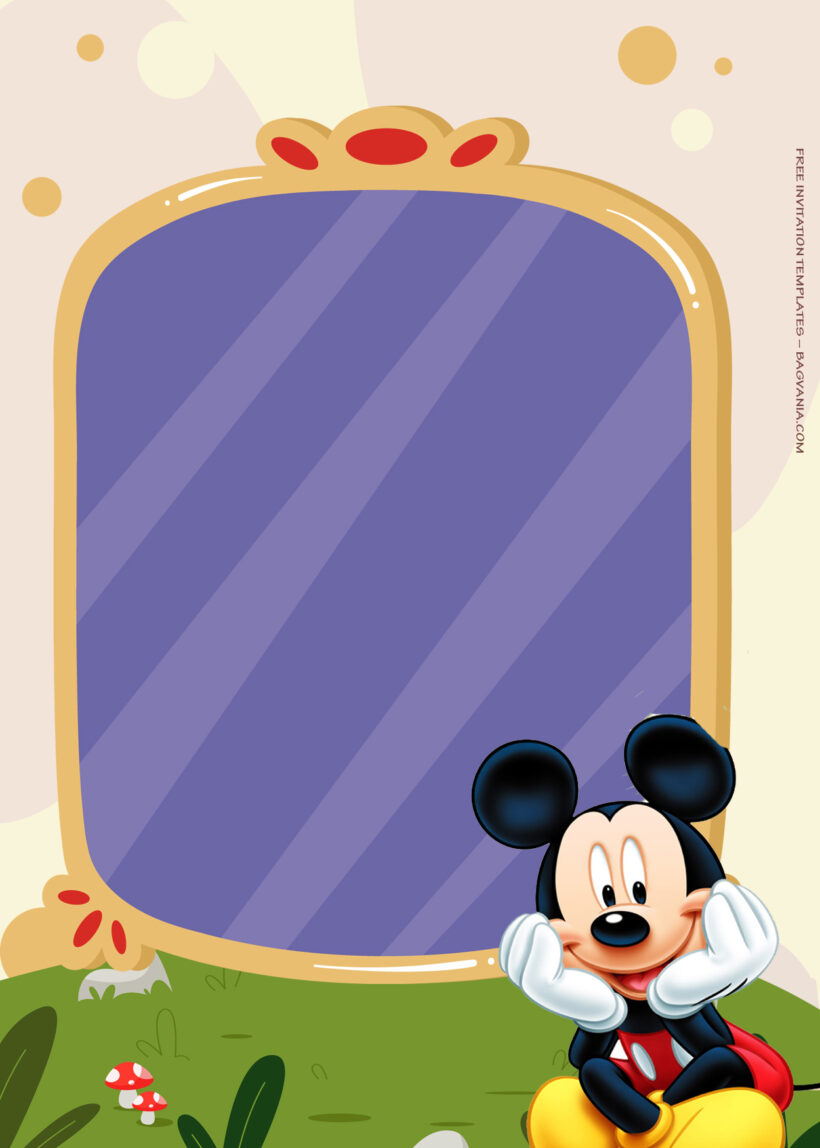 7+ Micky Mouse Fantasia Magical Day Birthday Invitation Templates Six