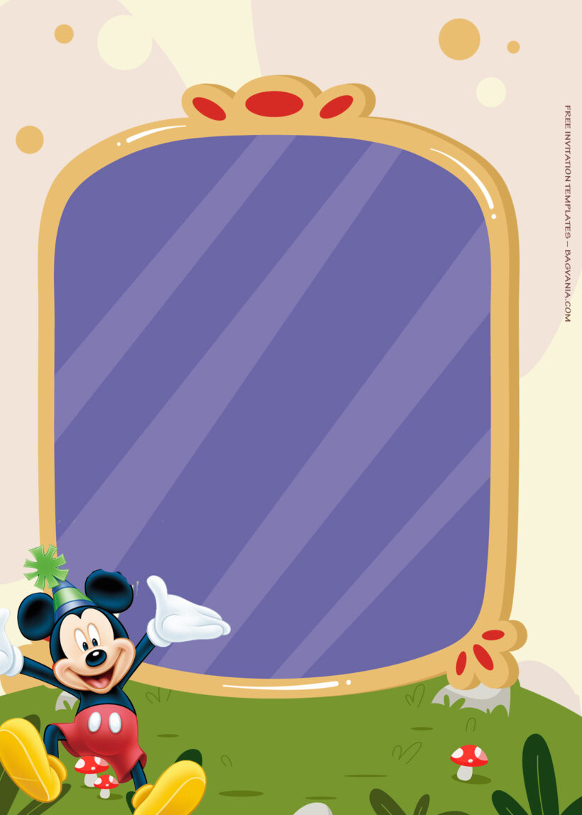 7+ Micky Mouse Fantasia Magical Day Birthday Invitation Templates Two