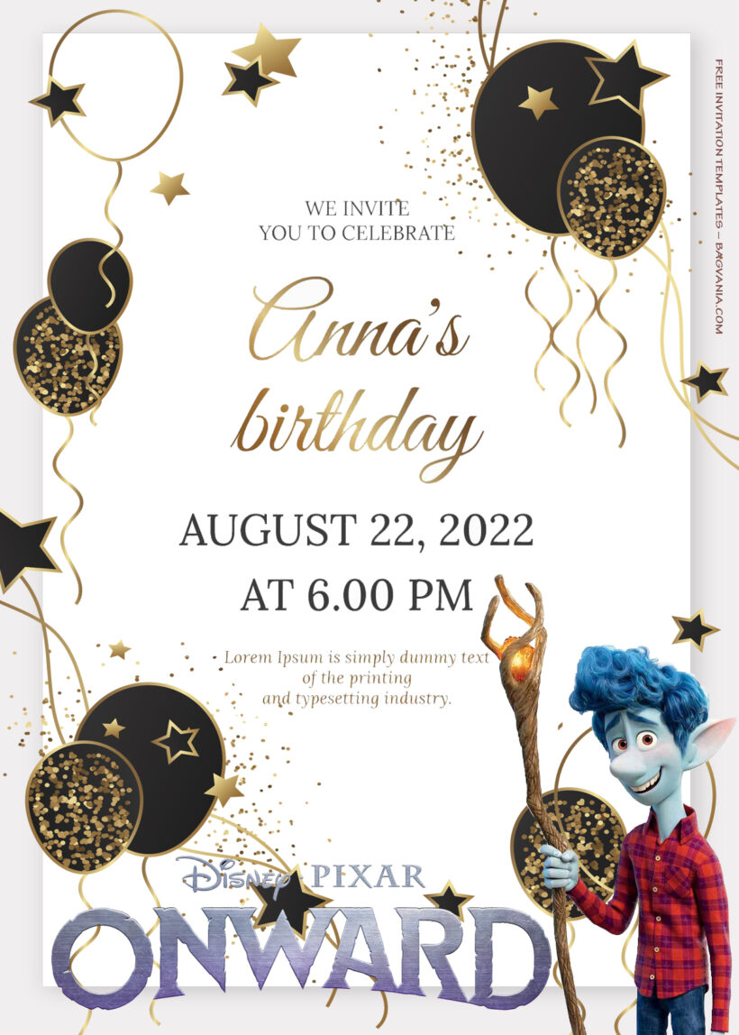7+ With Onward On A Magical Adventure Birthday Invitation Templates Title