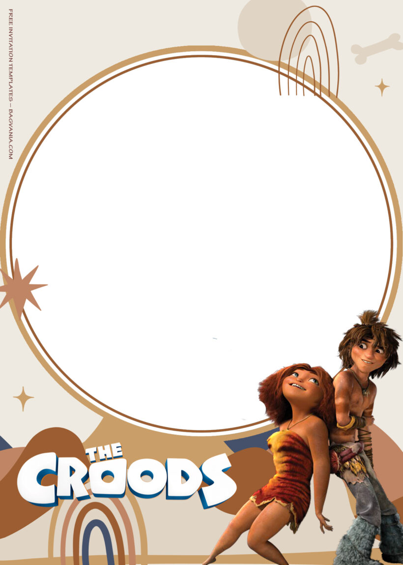 8+ Prehistoric Life With The Croods Birthday Invitation Templates Four