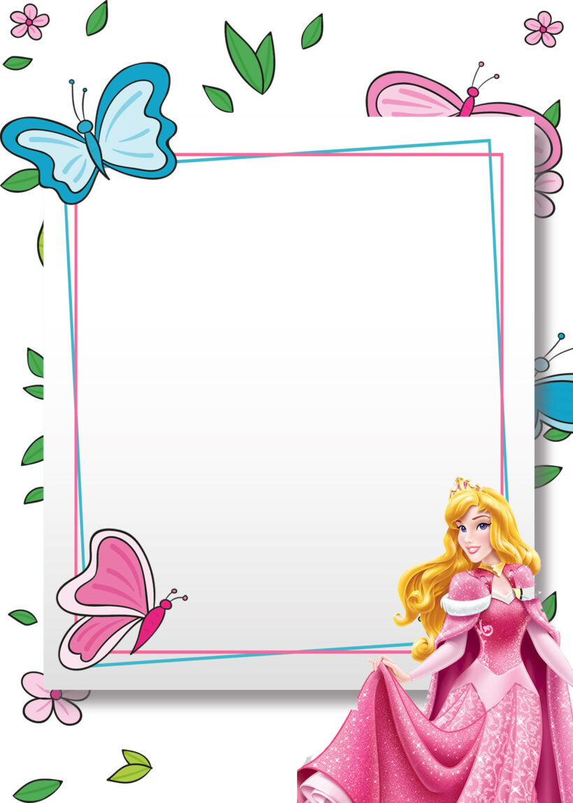 8+ Sleeping Beauty With Butterflies Birthday Invitation Templates Six