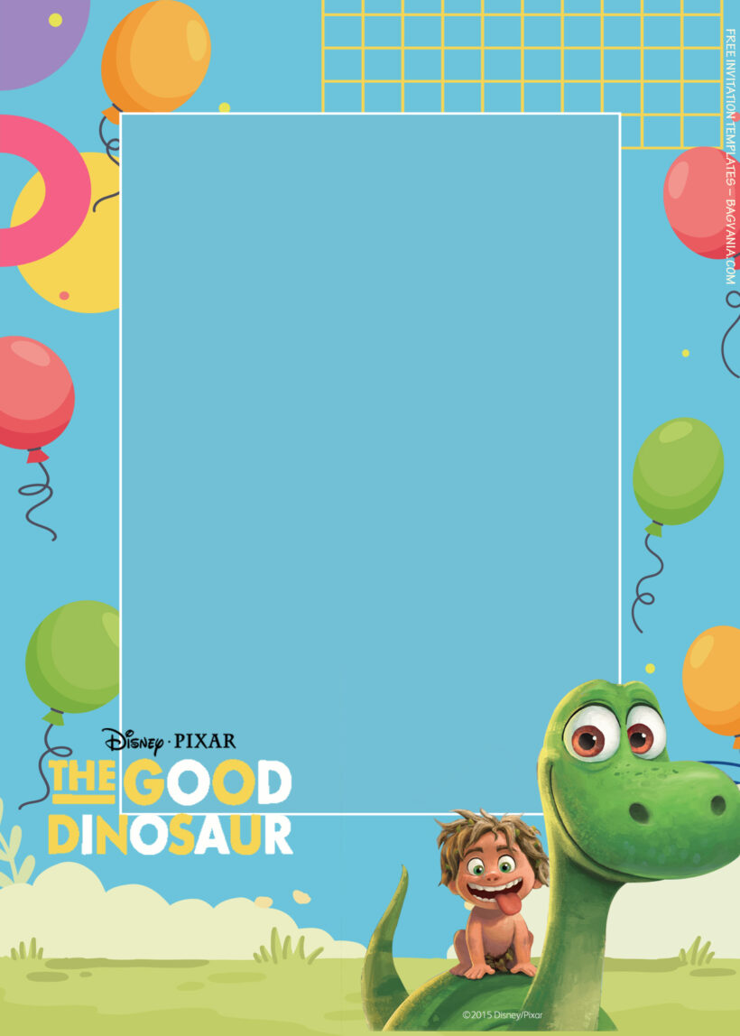 8+ The Good Dinosaur Will Help Birthday Invitation Templates One