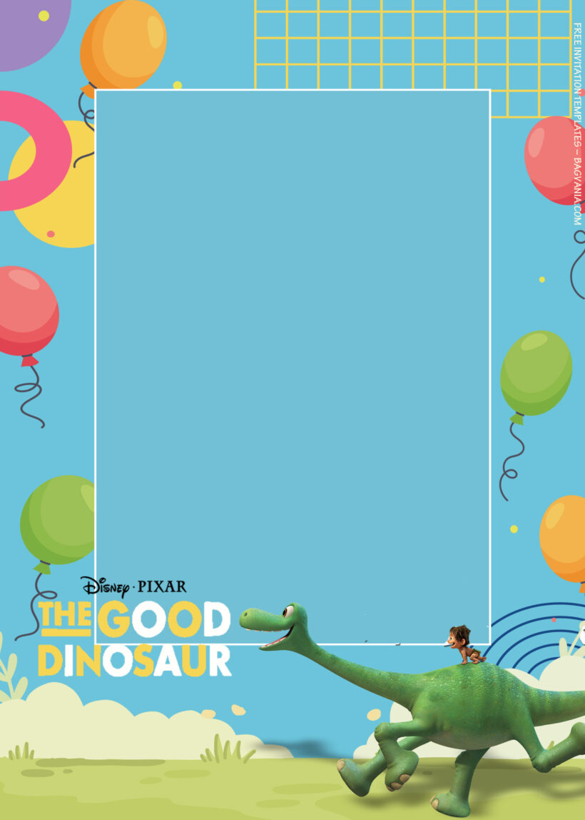8+ The Good Dinosaur Will Help Birthday Invitation Templates Two