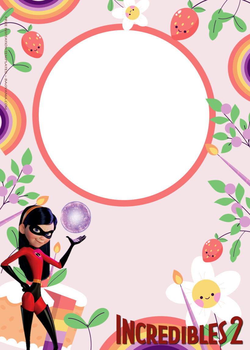 8+ The Incredibles Power Family Birthday Invitation Templates Four