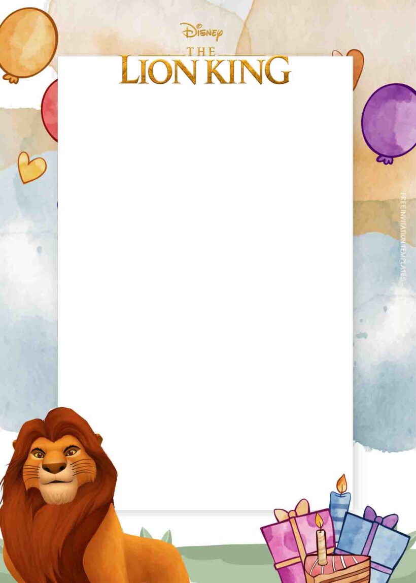 8+ The Lion King Fiesta Birthday Invitation Templates One