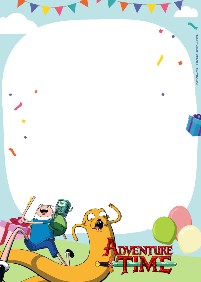 9+ Adventure Time With All The Magical Birthday Invitation Templates Eight