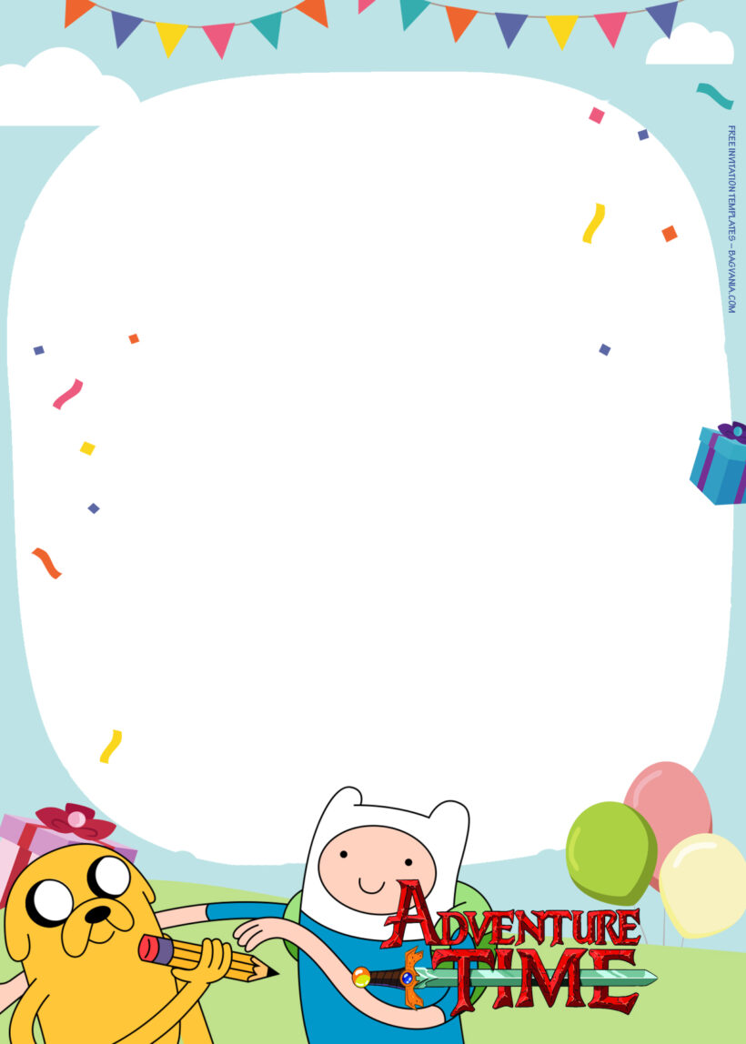 9+ Adventure Time With All The Magical Birthday Invitation Templates Four