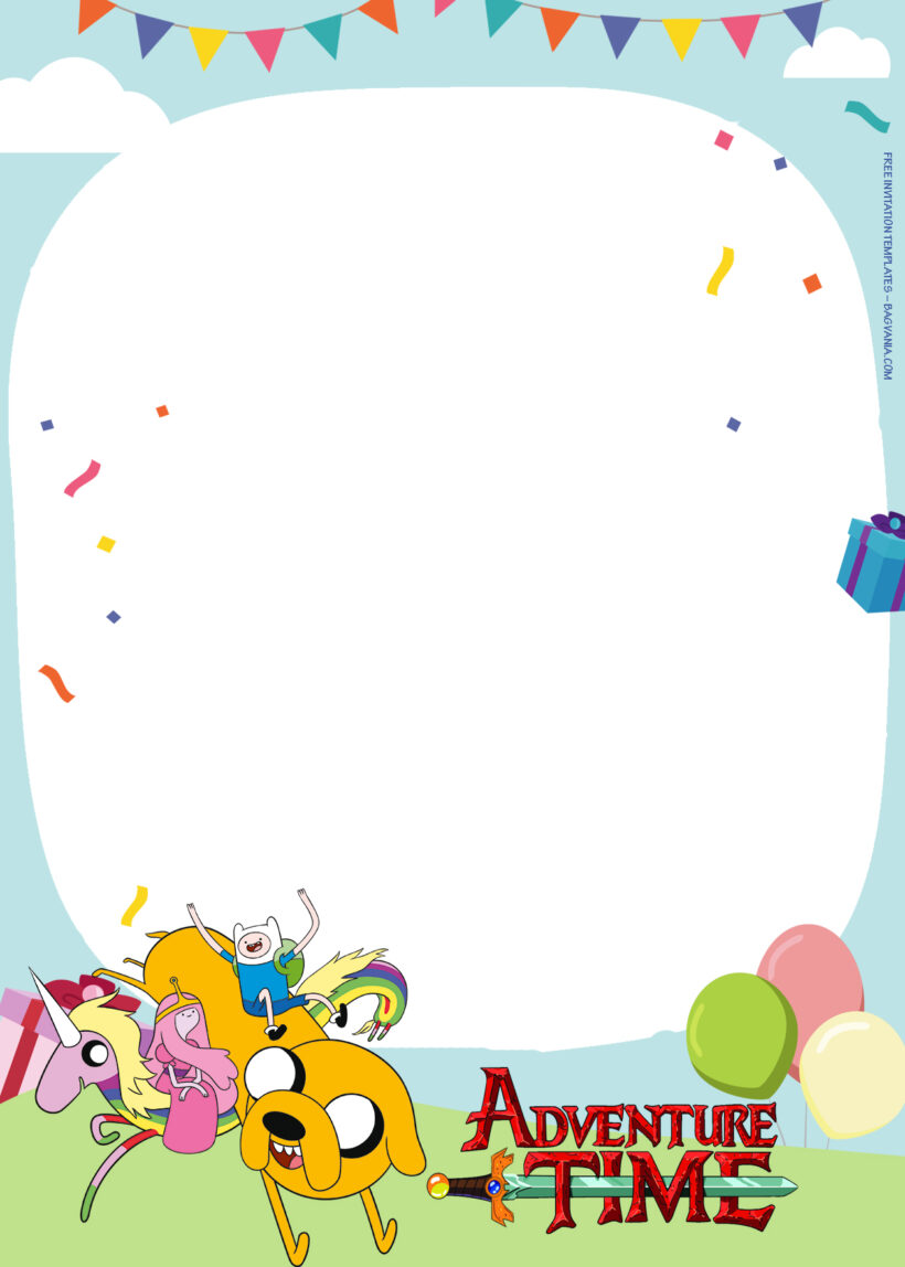 9+ Adventure Time With All The Magical Birthday Invitation Templates Seven