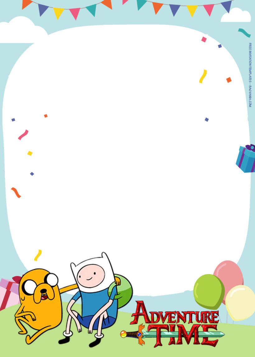 9+ Adventure Time With All The Magical Birthday Invitation Templates Six
