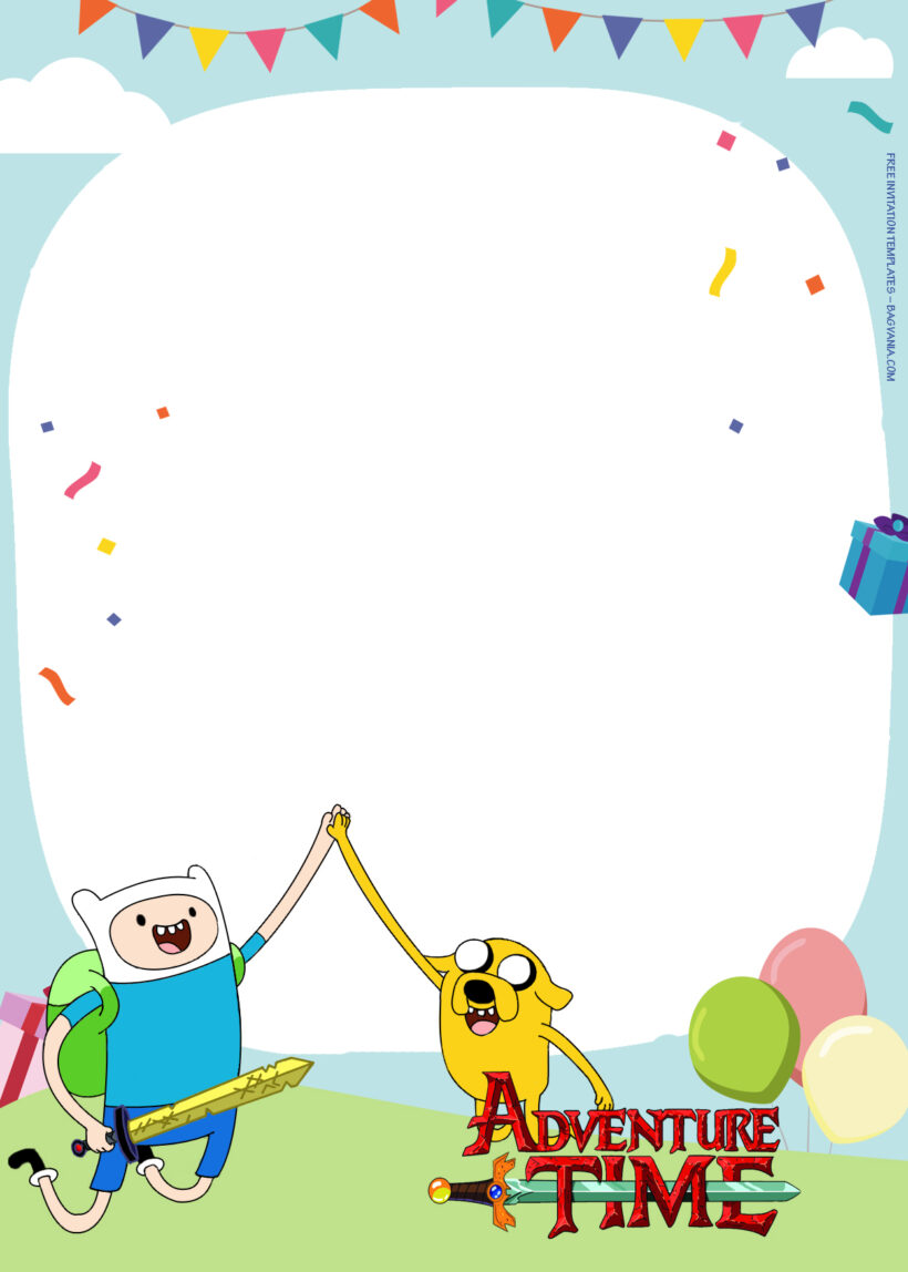 9+ Adventure Time With All The Magical Birthday Invitation Templates Three
