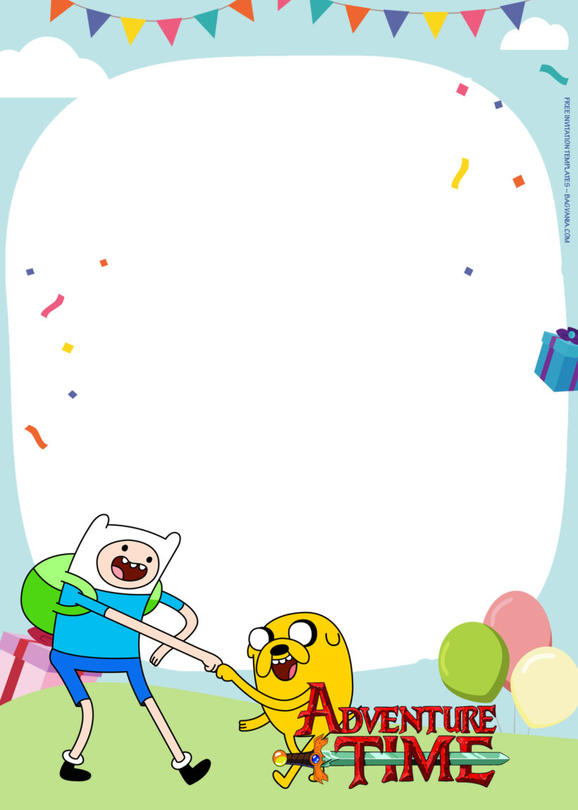 9+ Adventure Time With All The Magical Birthday Invitation Templates Two