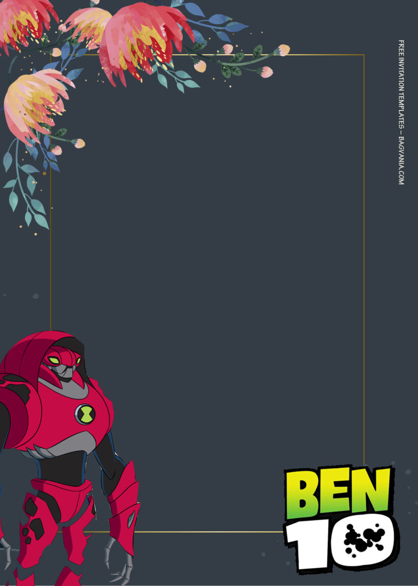 9+ Ben 10 Being Anything You Like Birthday Invitation Templates Eight