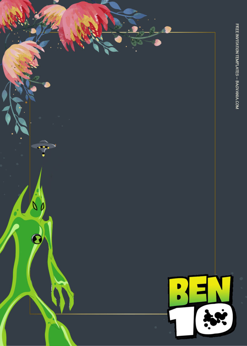 9+ Ben 10 Being Anything You Like Birthday Invitation Templates Four