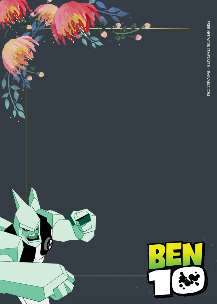 9+ Ben 10 Being Anything You Like Birthday Invitation Templates Seven
