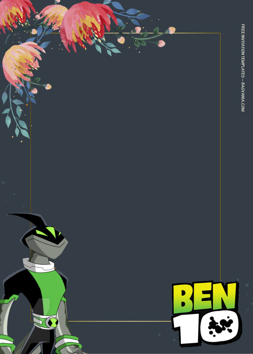9+ Ben 10 Being Anything You Like Birthday Invitation Templates Six