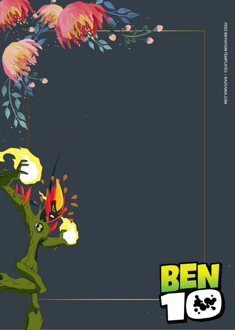 9+ Ben 10 Being Anything You Like Birthday Invitation Templates Three