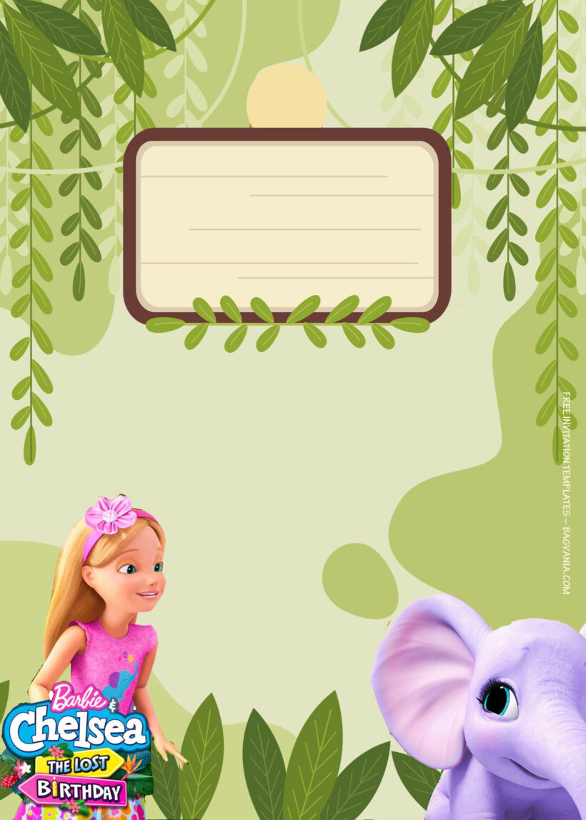 9+ Chelsea And Barbie And The Lost Party Birthday Invitation Templates One
