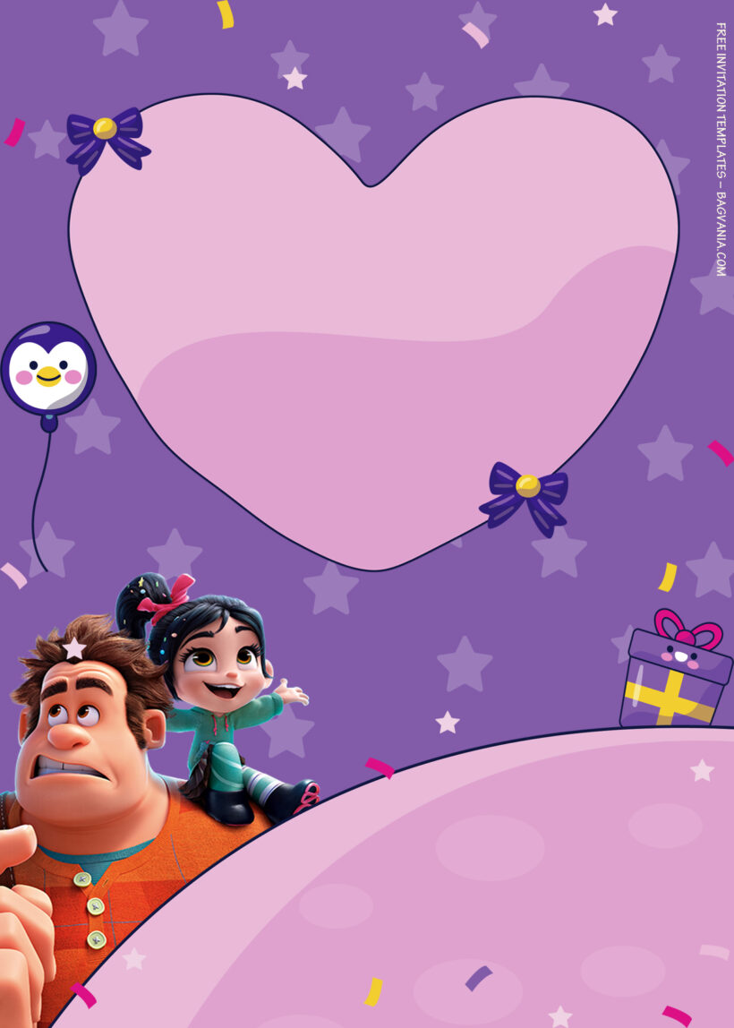 9+ Ralph Breaks The Internet With Penelope Birthday Invitation Templates Two