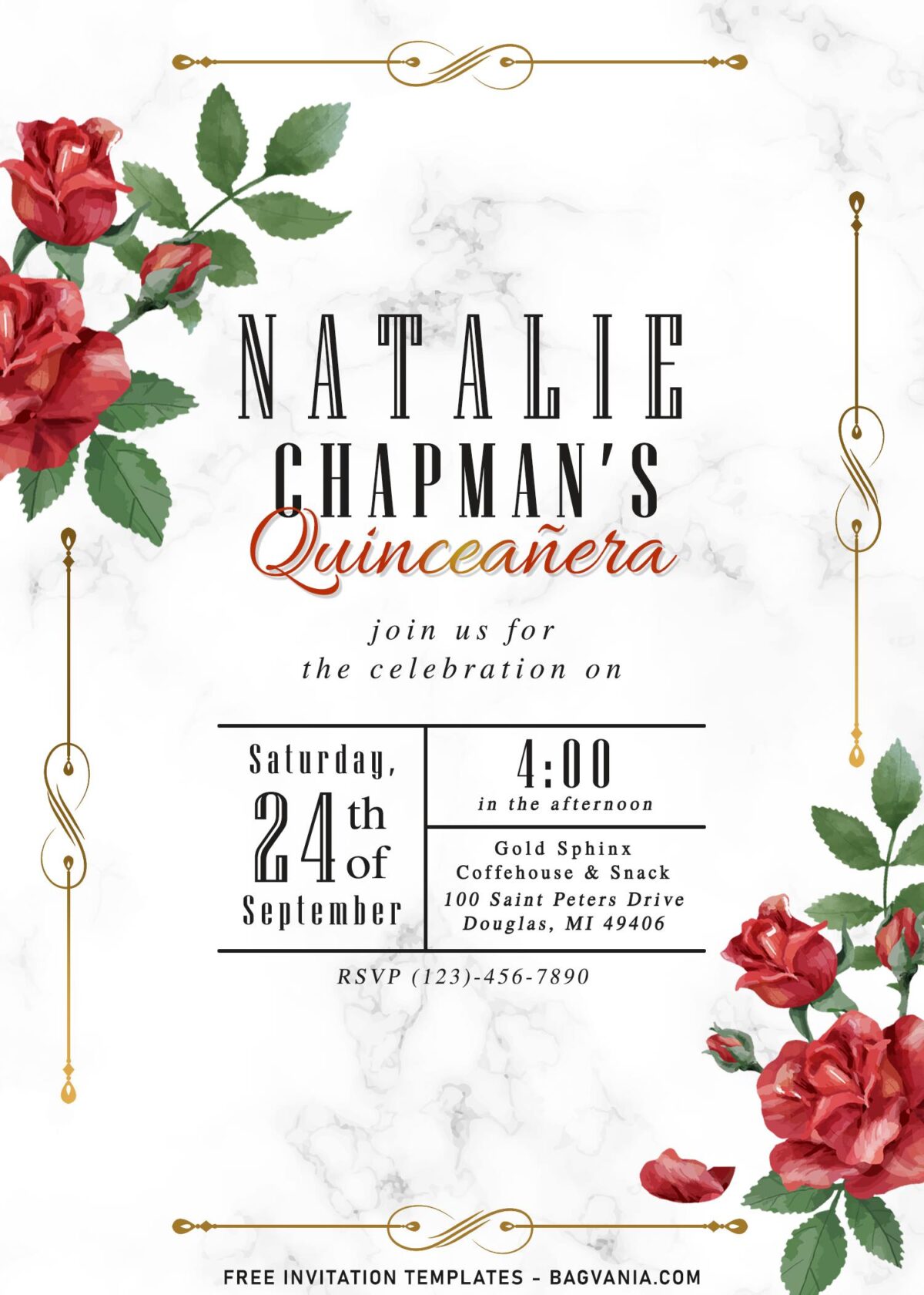 9+ Romantic Climbing Rose Invitation Templates Suitable For Any Events