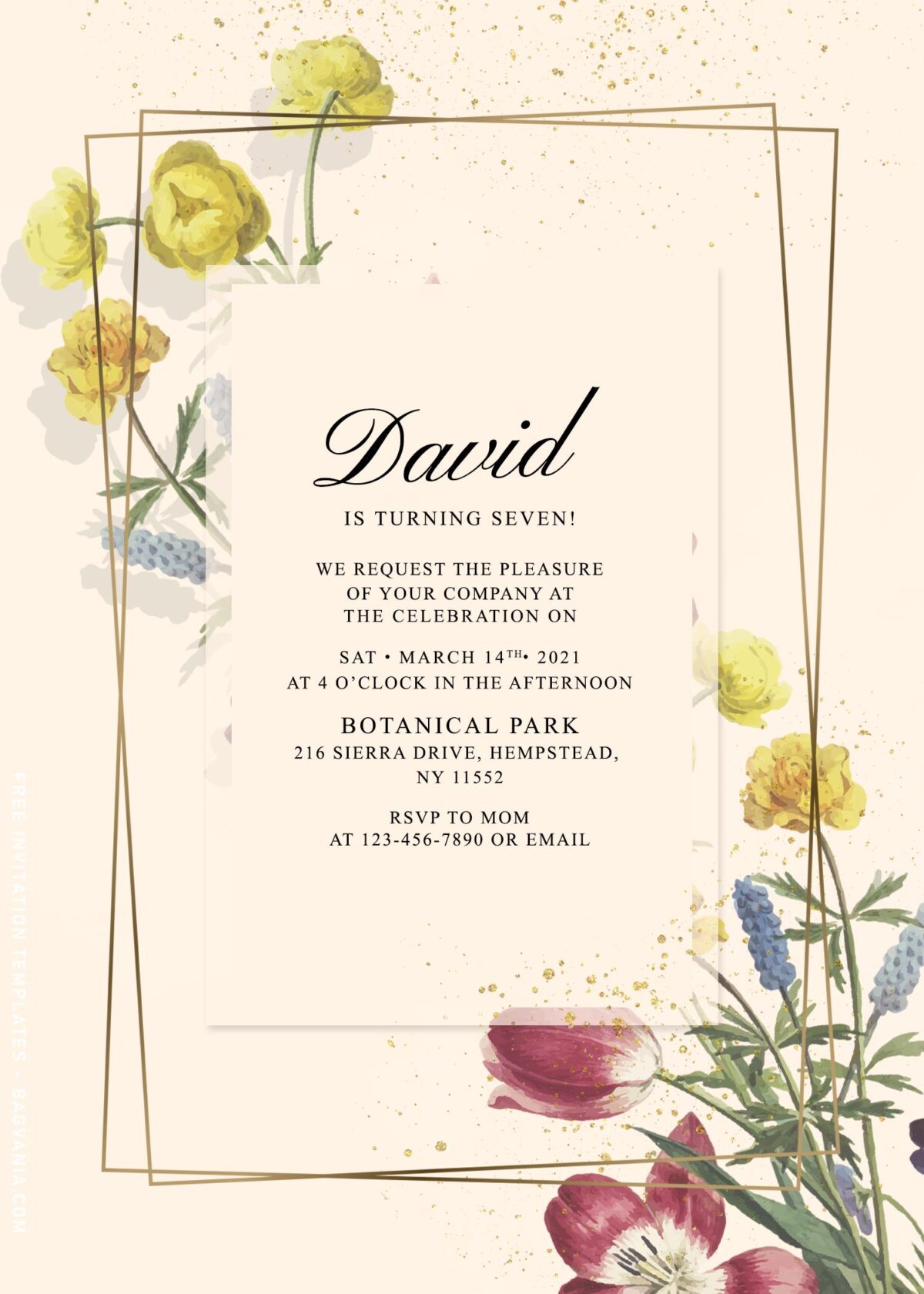 9+ Rustic Spring Bouquet Floral Invitation Templates That You Will Love