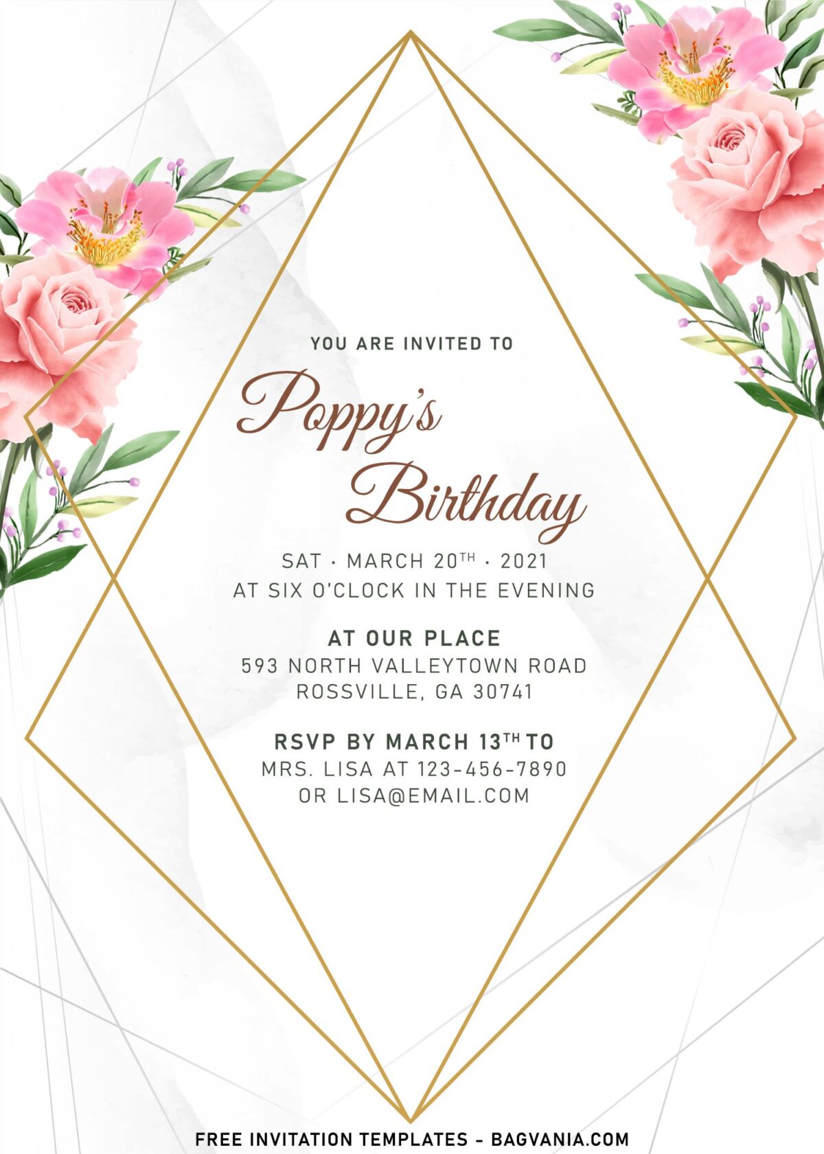 7+ Blossoming Love Floral Birthday Invitation Templates