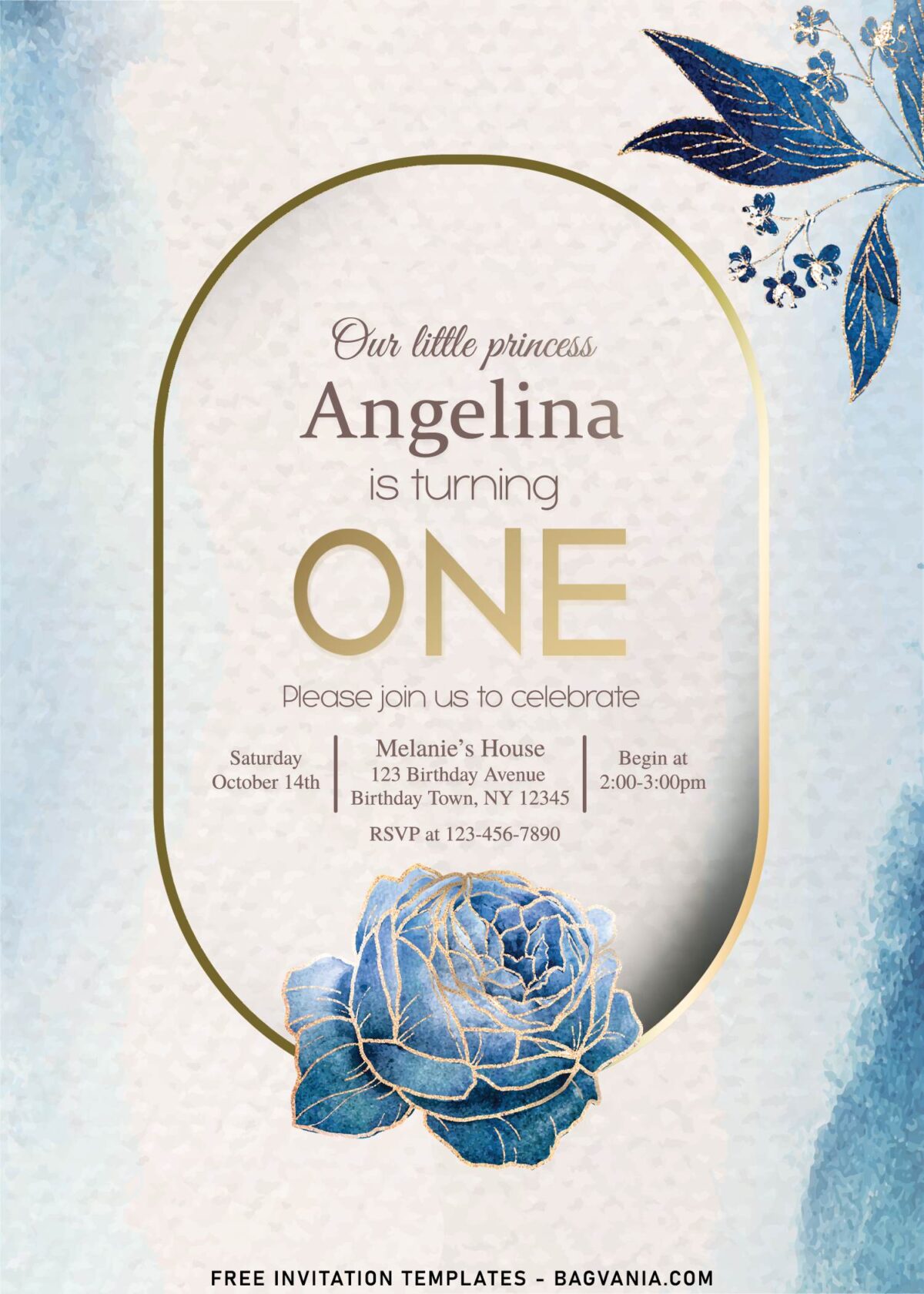 11+ Breathtaking Blue Floral Invitation Templates For Your Special Day