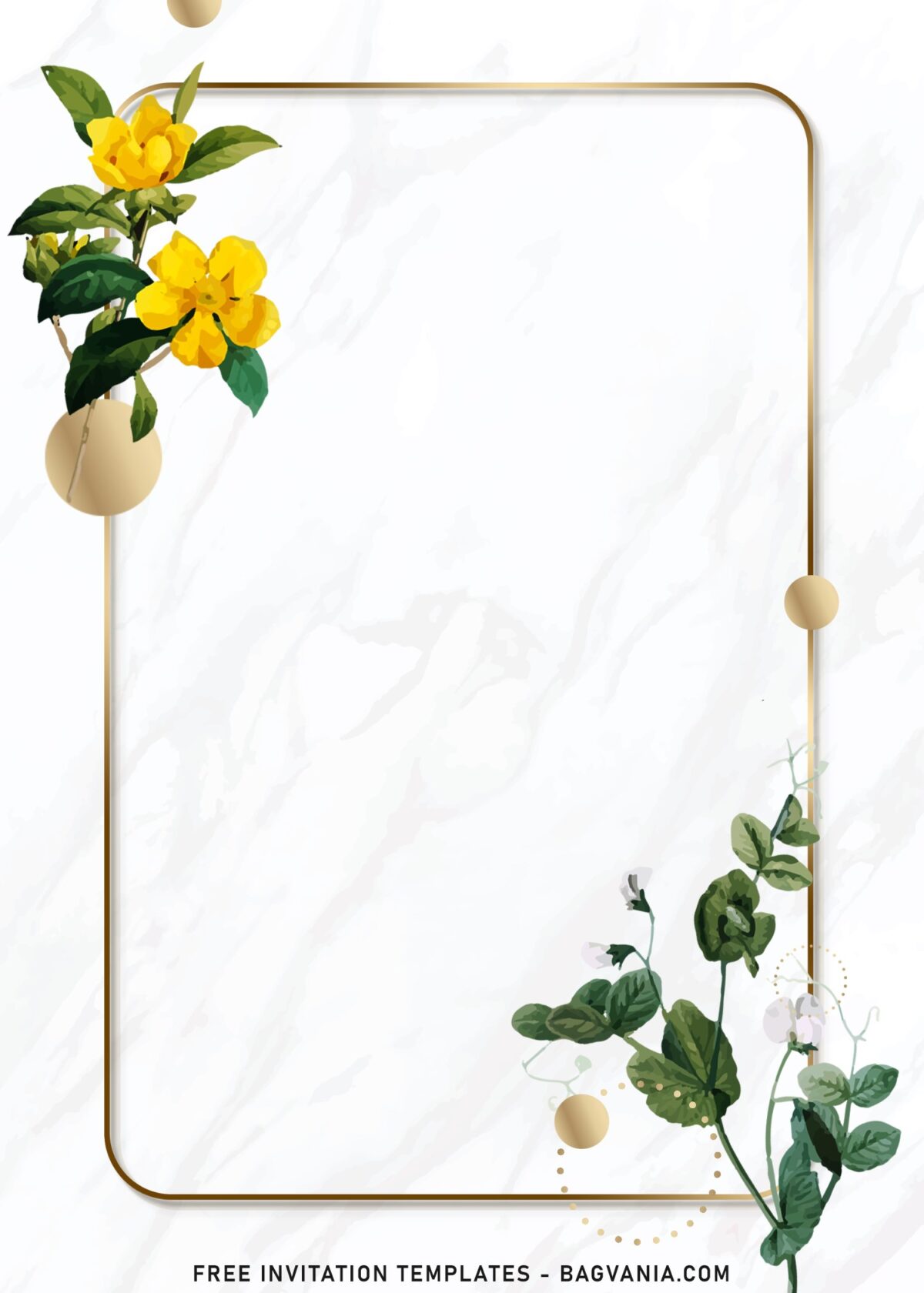 7+ Modern Jasmine And Poppy Rustic Birthday Invitation Templates with elegant foliage