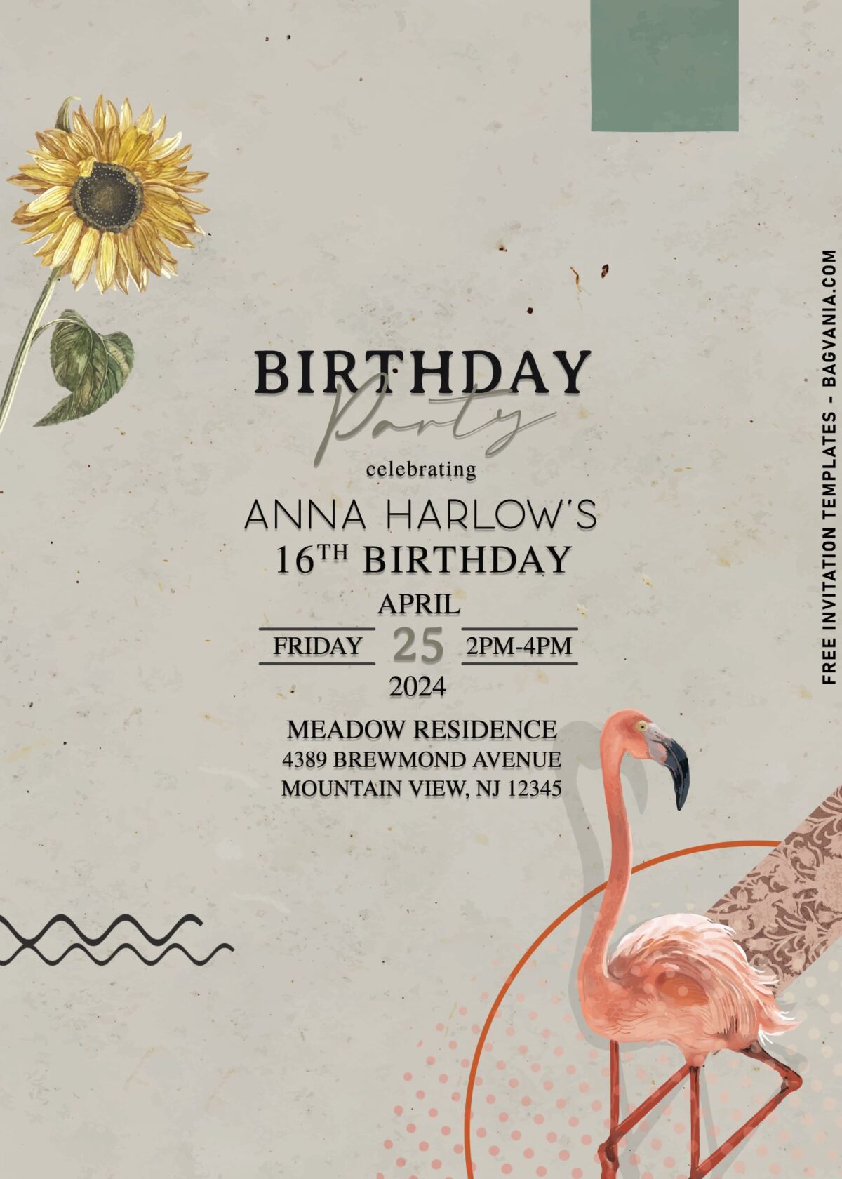 8+ Stylish Collage Birthday Invitation Templates Suitable For Modern Event