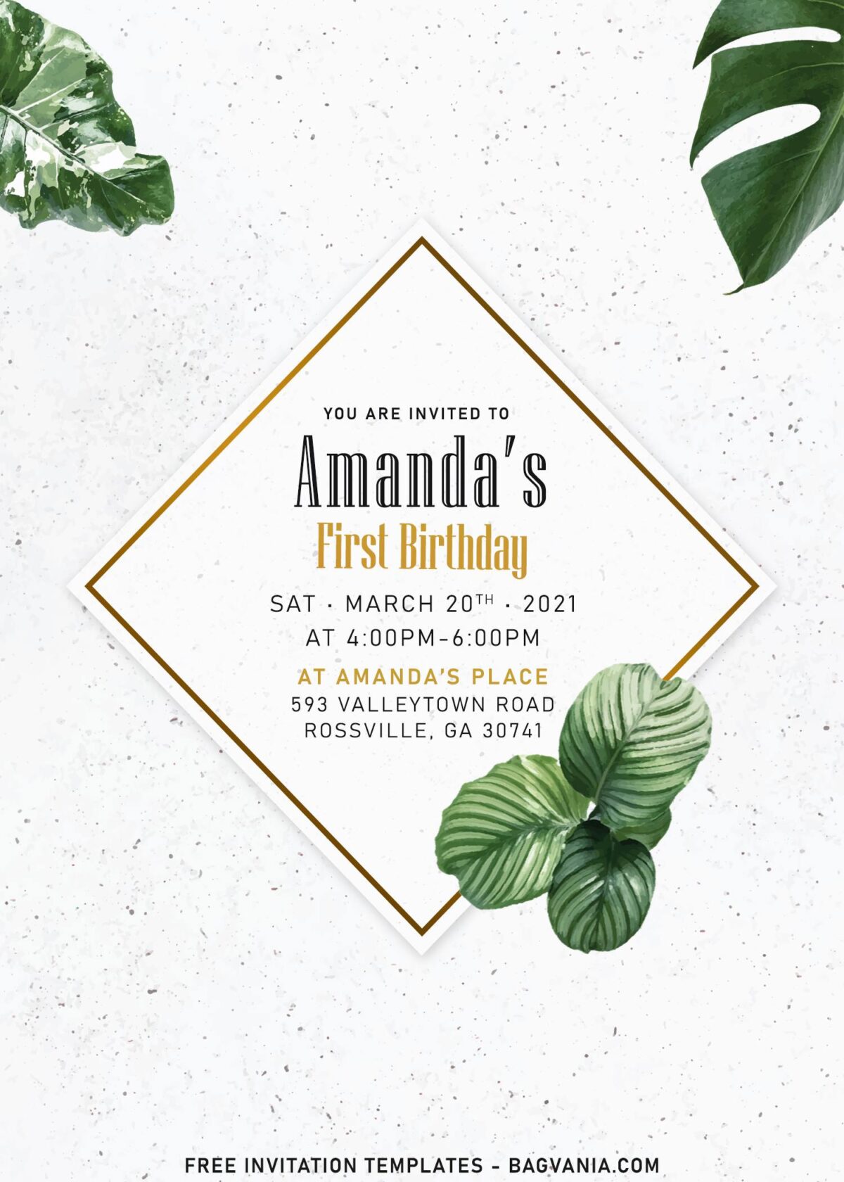 8+ Aesthetic Greenhouse Greenery Party Invitation Templates