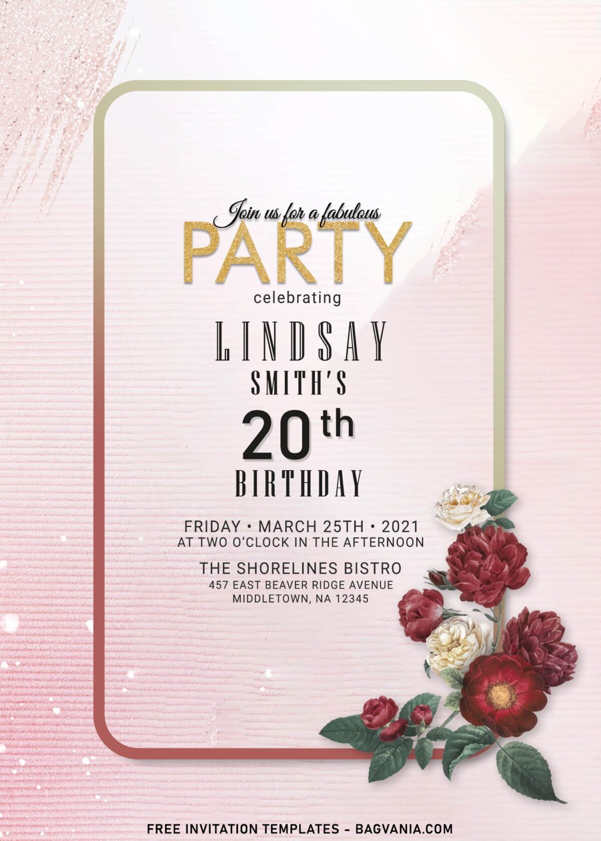 8+ Luxury Moody Floral Invitation Templates For Your Romantic Party