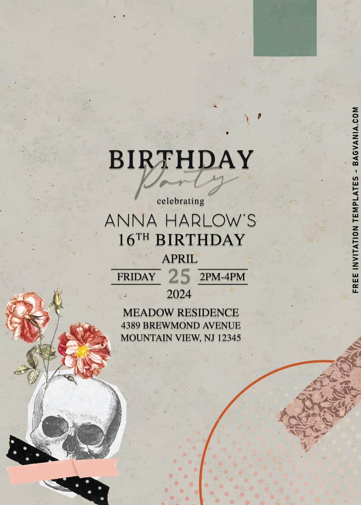 8+ Stylish Collage Birthday Invitation Templates Suitable For Modern Event
