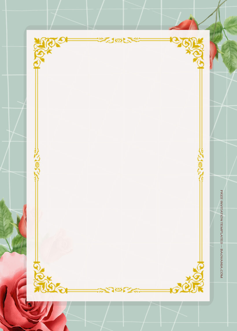 8+ Blooming Sky Gold Floral Wedding Invitation Templates Eight