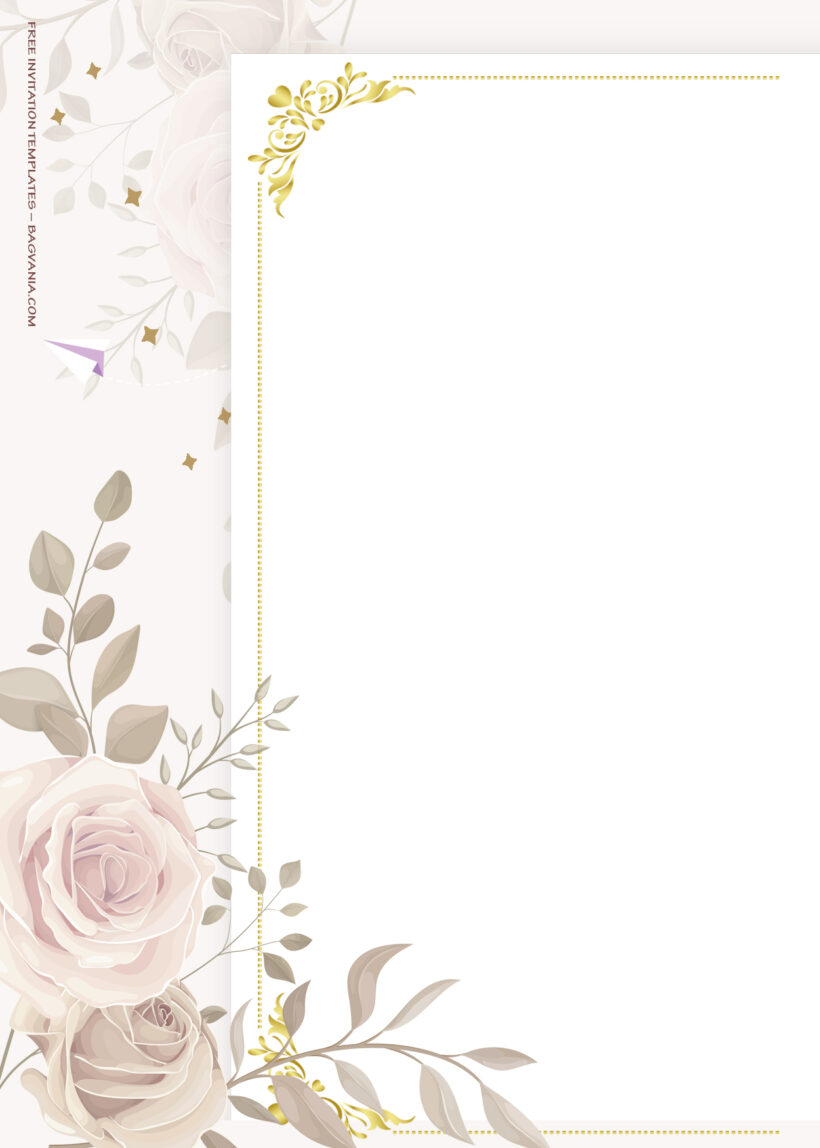 9+ Crystal Peonies Gold Floral Wedding Invitation Templates One