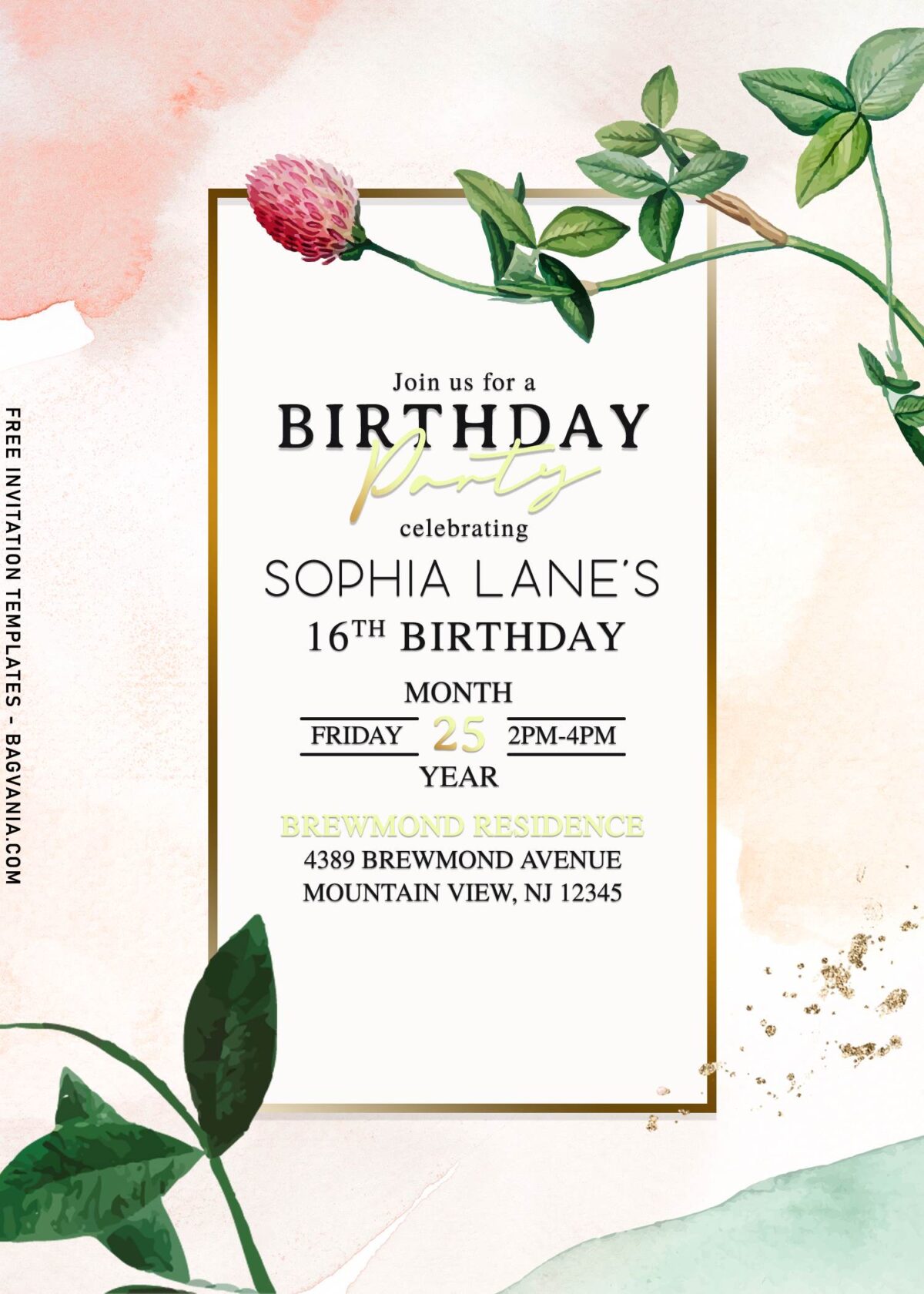 7+ Whimsical Rustic Garden Invitation Templates Great For Spring Party