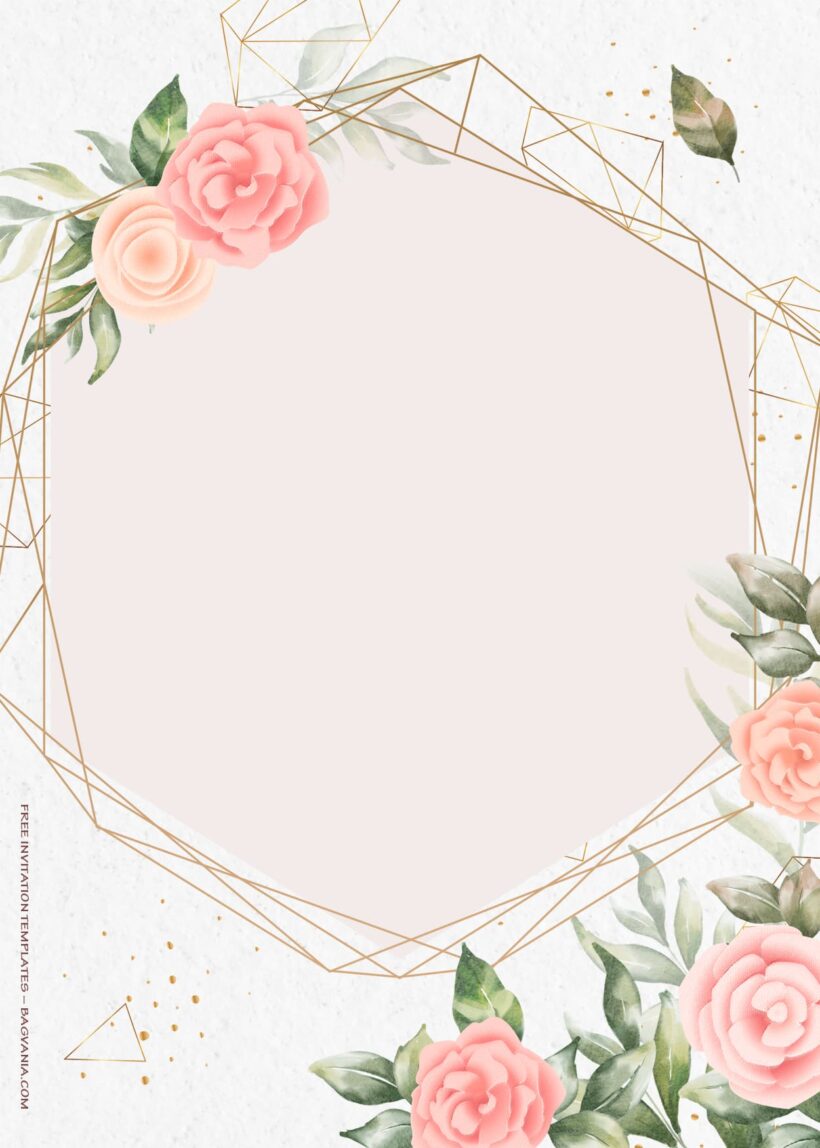 7+ Beyond Roses Floral Wedding Invitation Templates One